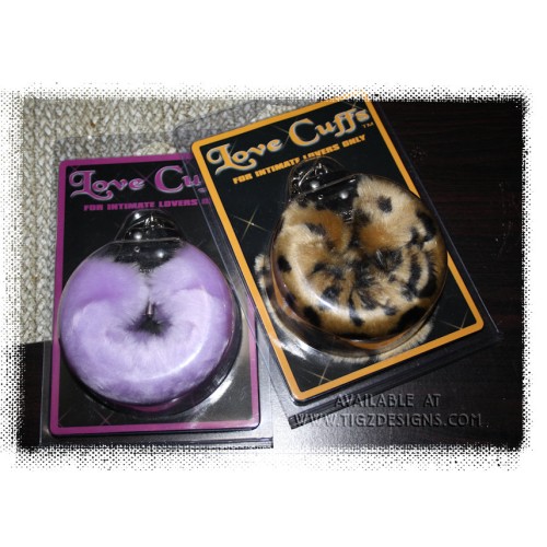 Fuzzy Love Cuffs - Naughty Basket add-on